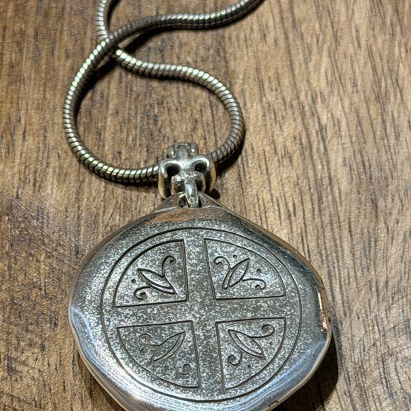 Brighton Gold and Silver Pendant Necklace 16” - Picture 3 of 4